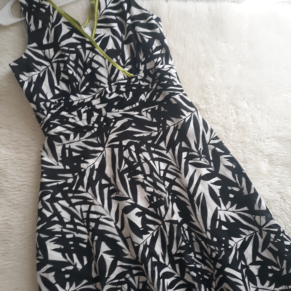3/$25Robbie Bee Palm Tree Tropical Beach Sun Dress